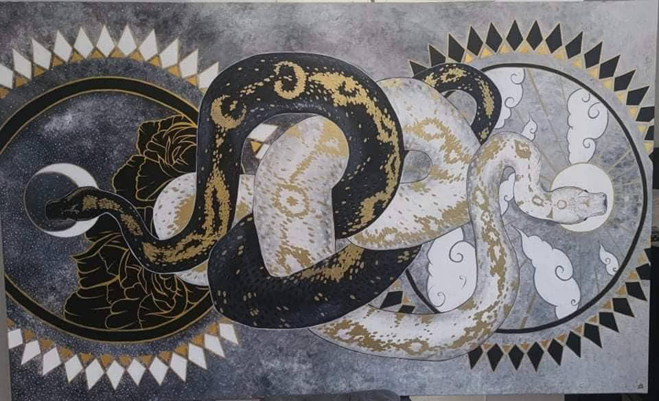 Black & White Snakes